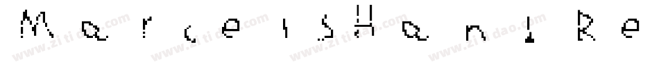 MarcelsHand Regular字体转换